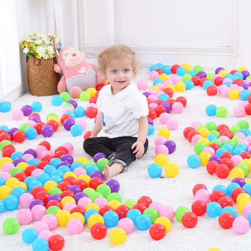 5pcs 10pcs 10pcs 20pcs Children's Ocean Ball Outdoor Sport Baby Fence Tent Swimming Pool Ocean Ball Toy Children's Colorful Ball