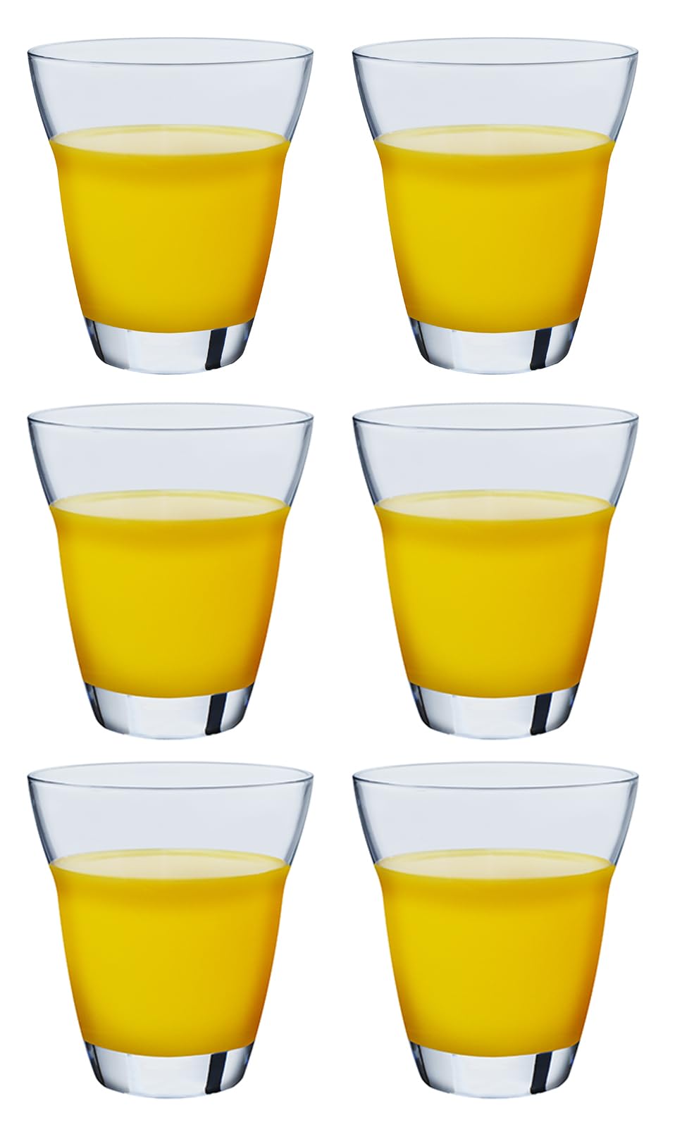 

Toyo Sasaki Glass Tumbler Glass Soft Drink Tumbler 220ml Set of 6 Made in Japan Dishwasher Safe Shatter Resistant Glass Cup Glass Cup Coffee Glass