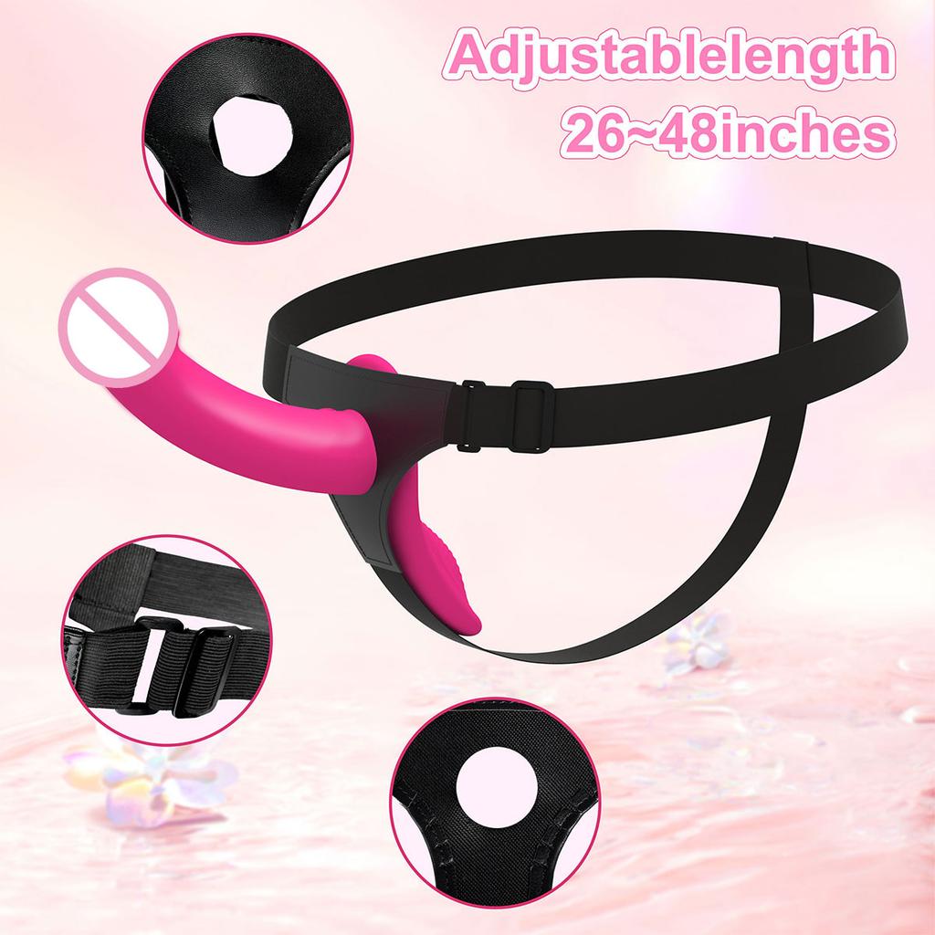 Strapless Strap-on Dildo Vibrator with Remote Control for Women Lesbian Couples G-Spot Massager  Clitoris Stimulator Sex Toys