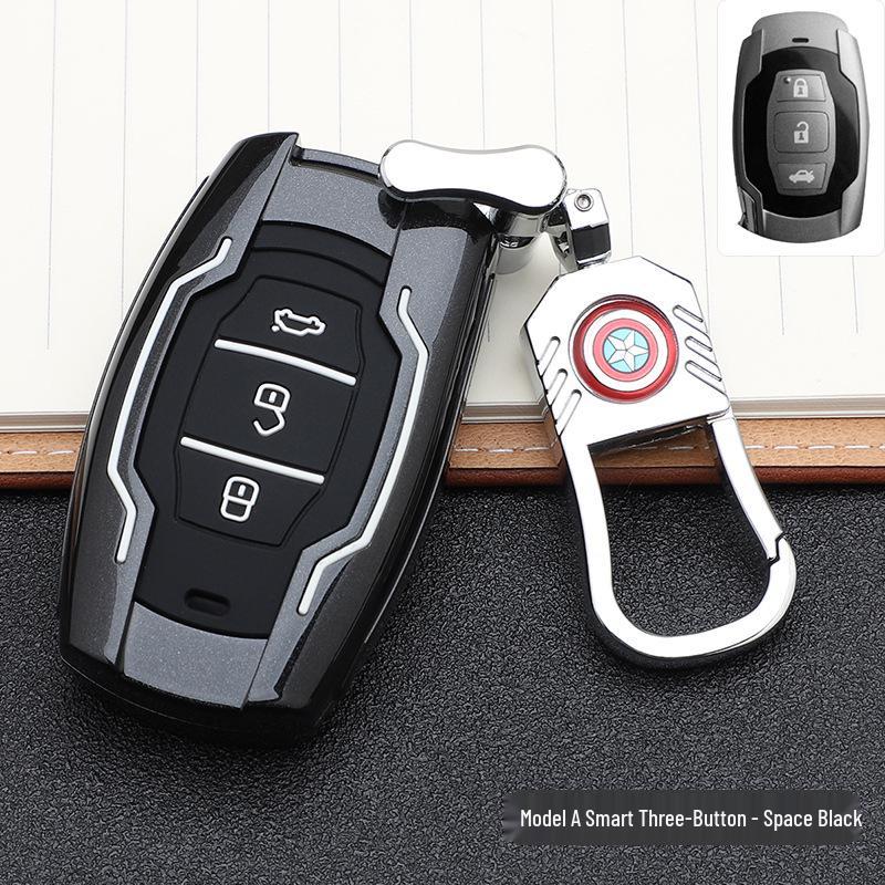 BYD Marvel Car Key Pouch - Fashionable Buckle Remote Shell & Personalized Decor