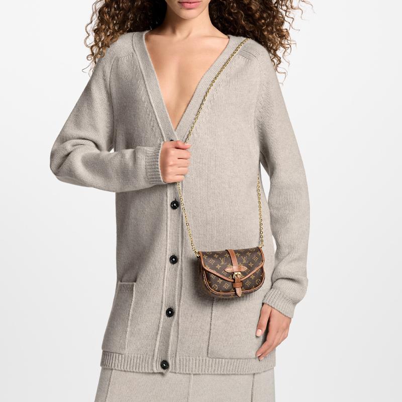Louis Vuitton Solo Brown Monogram Canvas Women Bags M27096