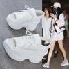 Thick-soled Sports Sandals Wedge Heel Fish Mouth Sandals Women's High Heel Breathable Mesh Heightening Casual Sandals
