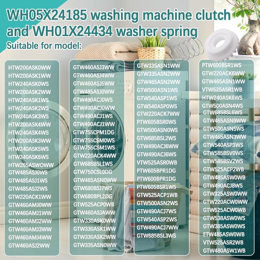 JOJOCY Upgraded WH03X30517 Washer Mode Shifter Washing Machine Clutch for GE/Hotpoint, Efficient Actuator Replacement Replace WH05X25036 WH05X24435