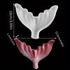 3Charming Mermaid Tail Silicone Mold Pendant-Sparkling Crystal Cake Decoration Handmade Fishtail Baking Creative