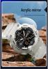 Orologio da polso sportivo multifunzione SANDA unisex con doppio display