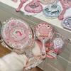 Flower Knows 9th Anniversary 3pcs Makeup Tool Kit Desktop Mirror Air Cushion Comb Brush Bucket