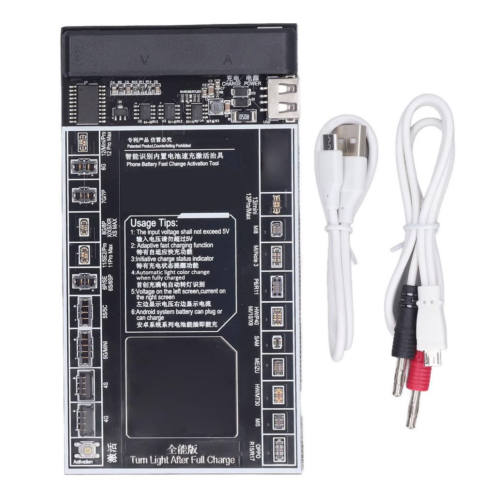 Battery Activation Board Automatic Identification Voltage Current Display Battery Charge Test Board