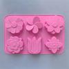 6 Holes Handmade Soap Silicone Mold Various Aromatherapy Candle Molds DIY Handmade Baking Cake Chocolate Ice Mold