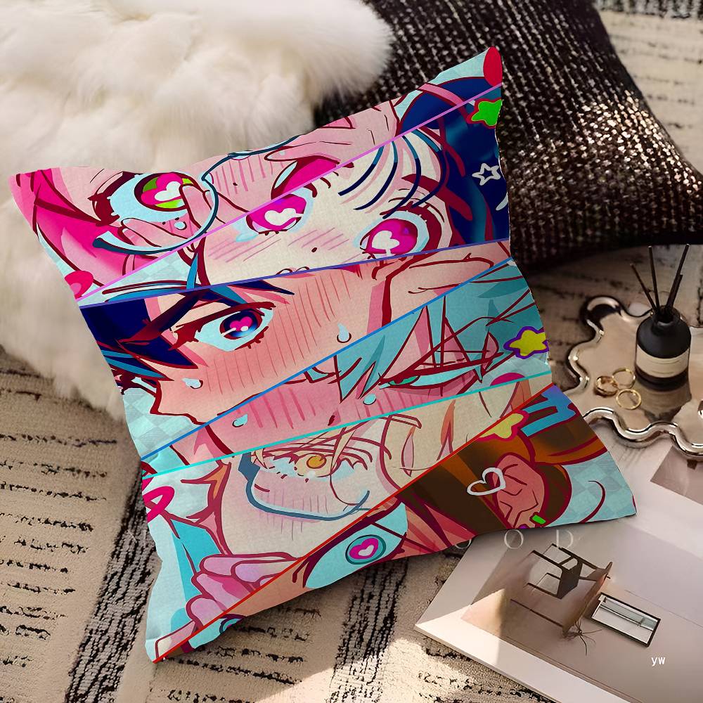 Anime Pop A-Alien Stage Lucky Dragon Pillow Cover Sofa Cushion Cover Home Room Decoration Children Gift