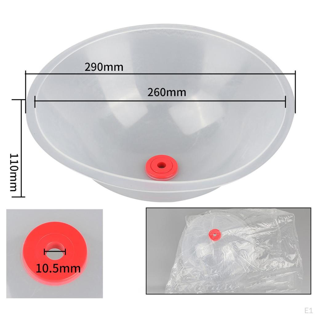 Bohrstaubabsaugung, Bohrstaubabdeckung, Werkzeug, Robuste EVA Stoßfeste Lochzubehör,