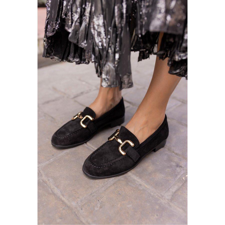 Women's Genuine Suede Leather Casual Loafers