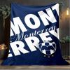 1PC C.F.Monterrey Football Crest Art Printed Soft Flannel Blanket Throw for Adult Bedroom Living Room Sofa Camping Travel Fan Gifts Christmas Gifts