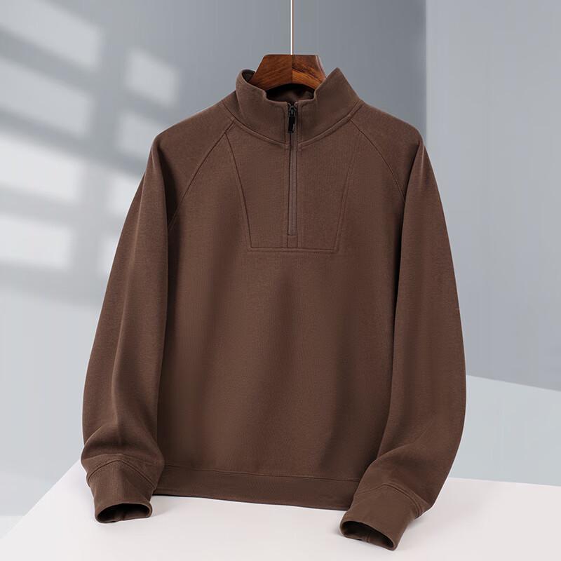 Neboocen Unisex Quarter-Zip Solid Sweatshirt