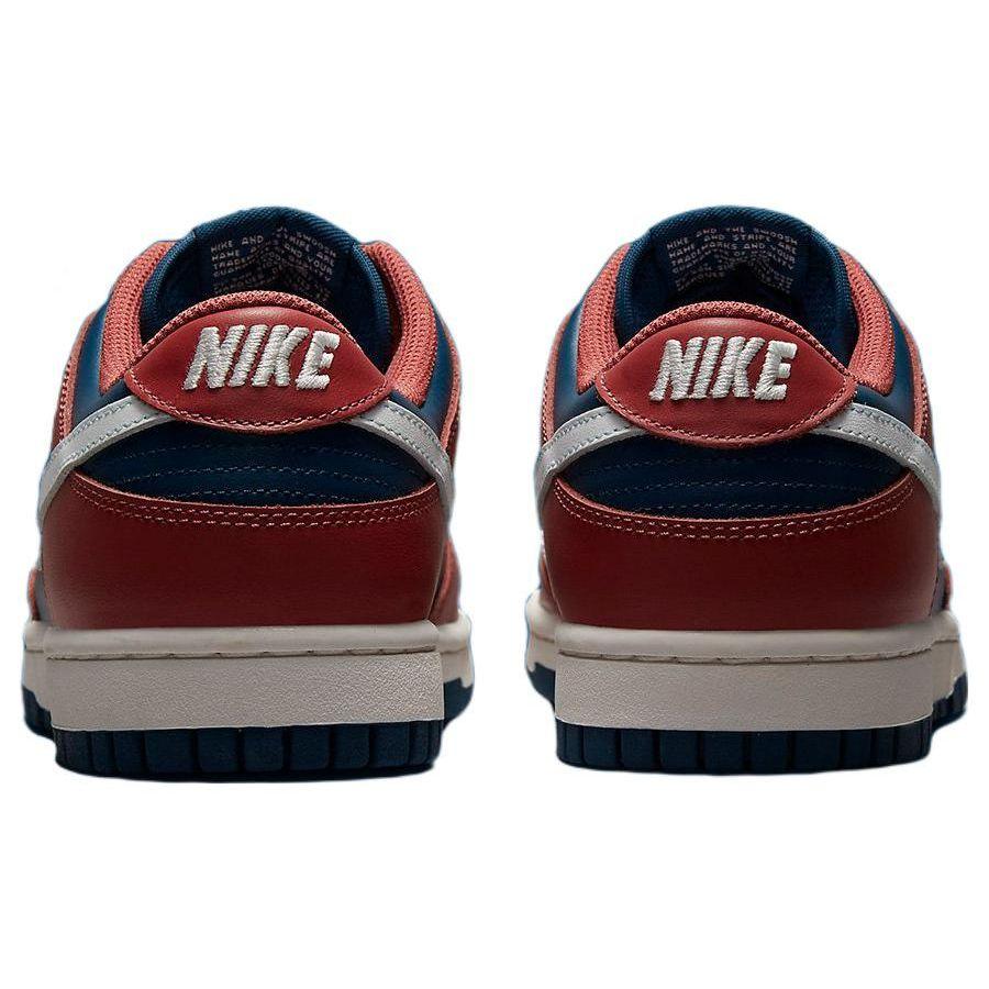 Nike Sneakers da donna Dunk Low Canyon Rust Blue, rosse, bianche e blu valeriano DD1503-602