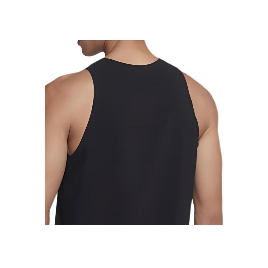 Nike Solid Color Sports Casual Tank Top Men Tops Black BV5666-010