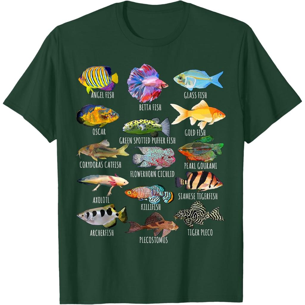 Fishkeeping Fish Species Biology Types of Aquarium Fish TShirt