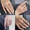 Stylish Korean Minimalist Open Ring For Women With Adjustable Copper Geometry Design