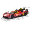 Bburago 1:43 2024 Ferrari 499P No.50 24 HEURES DU MANS Racing Model Simulation Car Model Alloy Car Toy Male Collection Gift