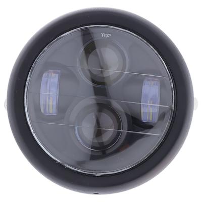 Farol Redondo de Motocicleta de 6,5 polegadas Lâmpada LED Universal para Motocicleta 12v À Prova d'Água :IP67