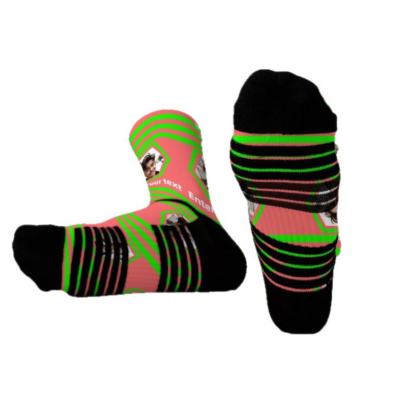 Exclusive 3D Print Face Socks - Christmas Gifts & Versatile Polyester Socks
