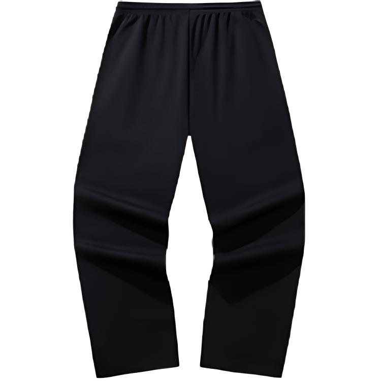 Anta Fleece Lined Warm Lace Up Printed Knitted Sports Pants Men Bottoms 172541309N-1