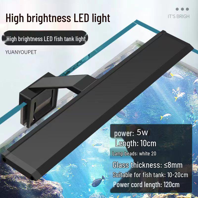 2025 Waterproof Fish Tank Light: Color-Changing Clip-On LED for Aquatic Plants and Warm Lighting