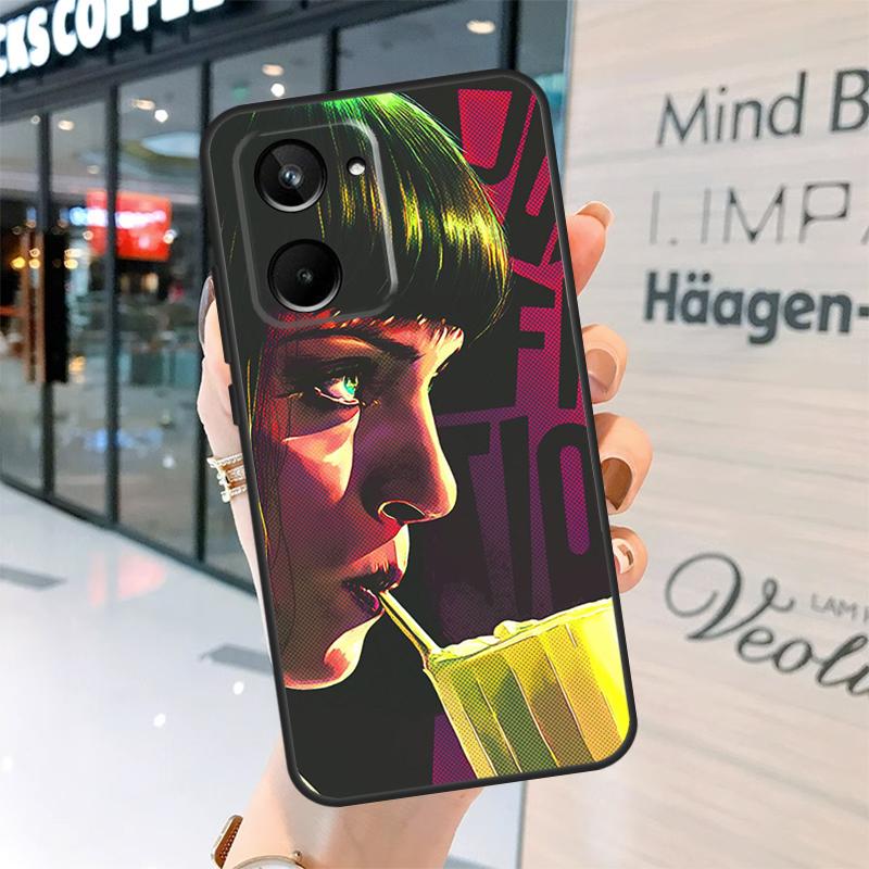 Mia Pulp Fiction Case For Realme 15 Pro 12 11 13 14 Pro Plus GT6 GT7 C55 C51 C53 C25 C63 C61 C65 C67 C71 C75