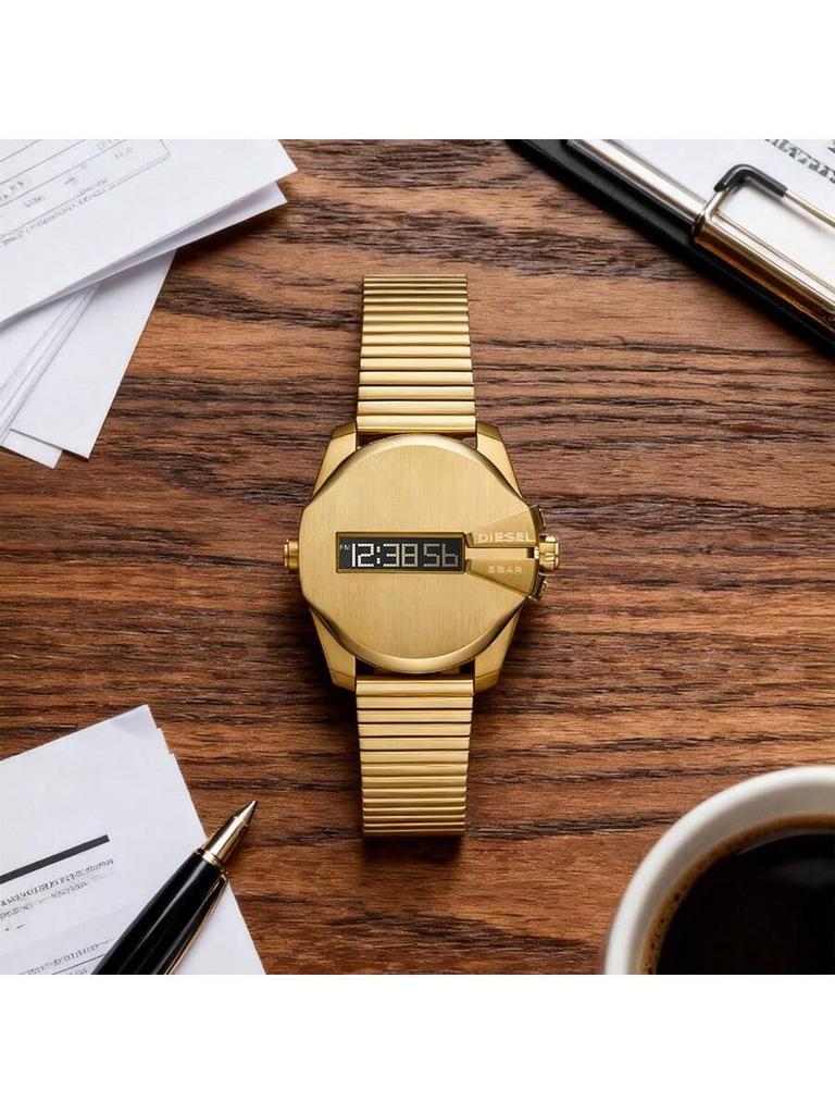 Cyfrowy Zegarek Damski/Męski DZ1961 Klasyczny Luksusowy Srebrny Stal Nierdzewna Damski Zegarek