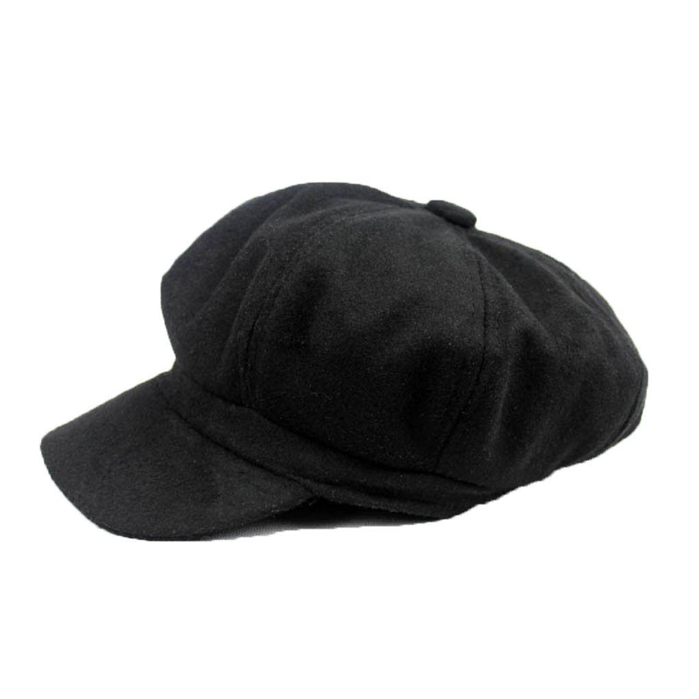 

2020 Super Warm High Quality Fashion Artist Wool Hat For Cap Female Cap Casual Dome Chapeu Feminino Boina For Women чорний
