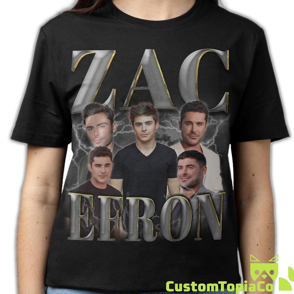 ZAC EFRON SHIRT, Zac Efron Vintage T-Shirt, Zachary David Alexander Efron Retro 90s Bootleg Homage Merch, Zac Efron Funny Rap Tees Fans Gift