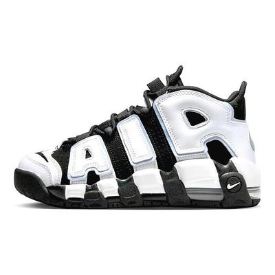 Air More Uptempo Mid top Vintage Basketbalové boty GS Černá Růžová DQ6200-001(Team40-GSS-BOX)