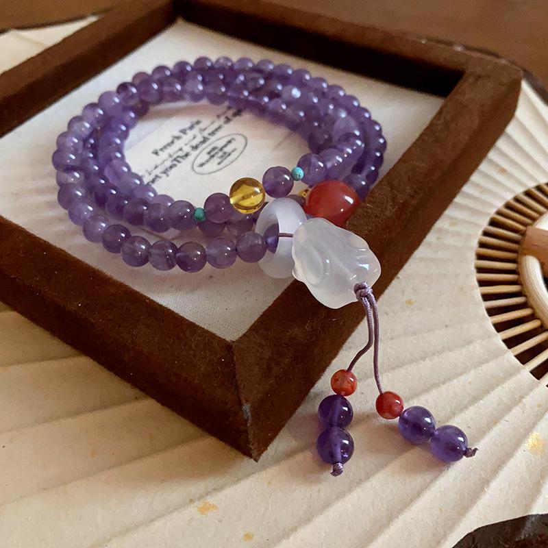 Elegant Chinese Vintage-Inspired Beaded Bracelet: Modern Luxury Women’s Jewelry