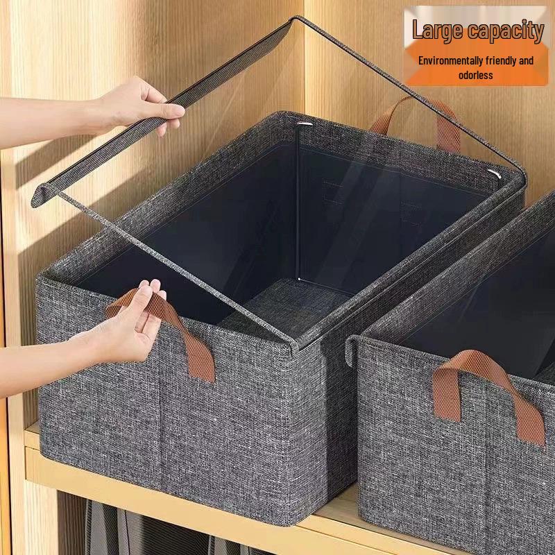 Foldable Large Capacity Cationic Fabric Drawer Organizer for Clothes and Pants