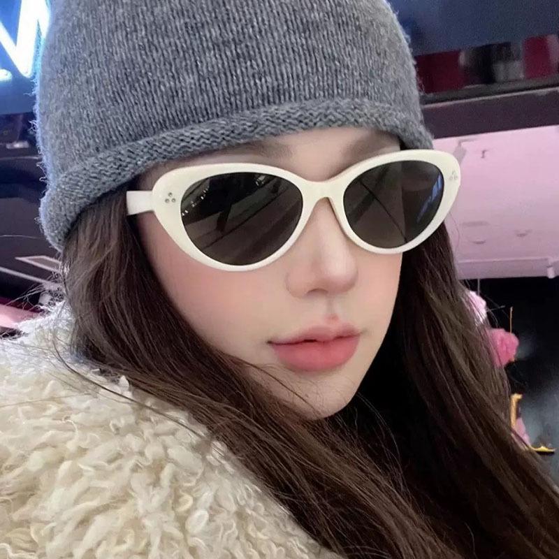Óculos de Sol Femininos, Óculos de Sol Olho de Gato Triangulares, Óculos de Sol da Moda