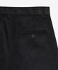 NOIRER Corduroy One-Pleat Wide Pants (Black)