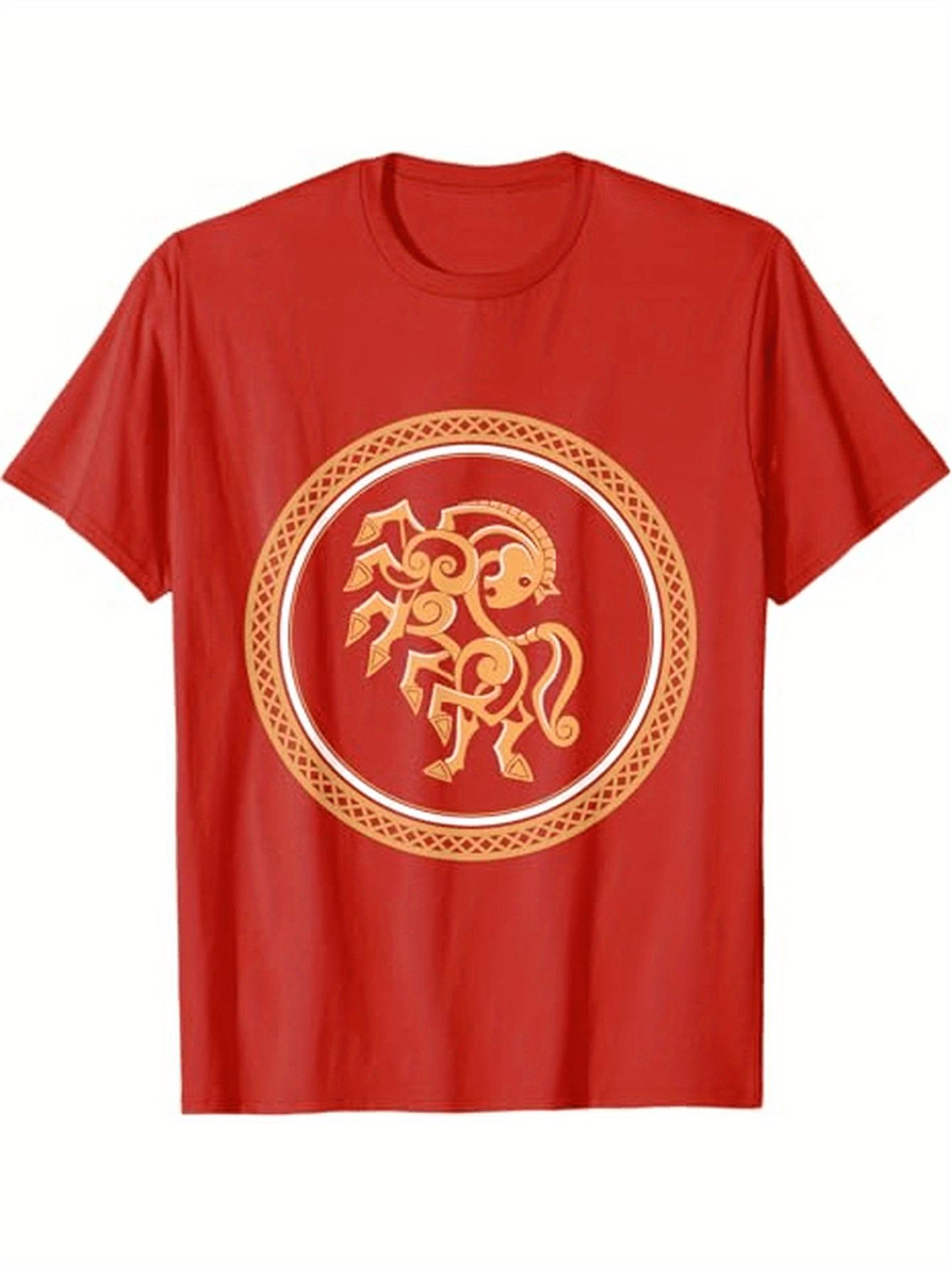 

Norse Mythology Odin Horse Sleipnir TShirt 100 Cotton ONeck Short Sleeve Summer Casual Mens Tshirt Streetwear S