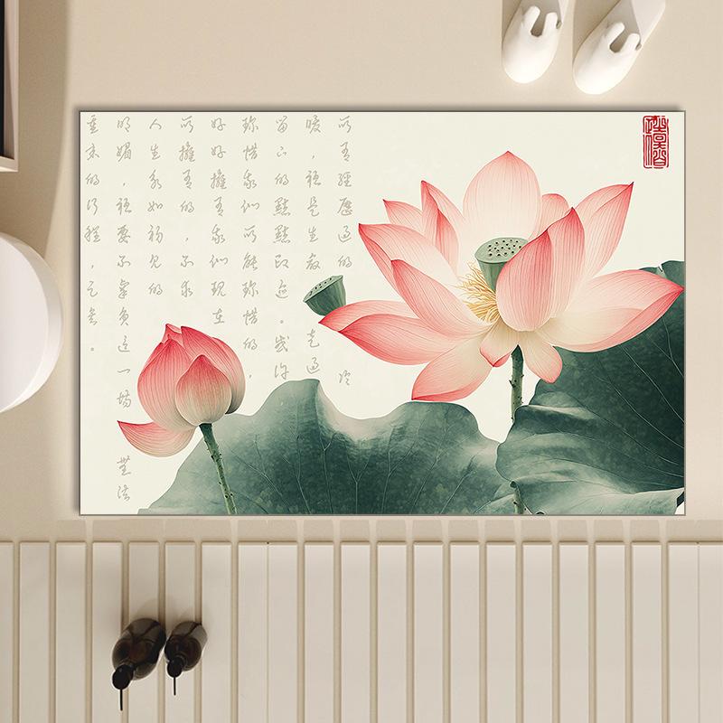 

Дверной коврик Коврик с каллиграфией Дверной коврик Коврик для спальни Коврик для ванной Коврик для ног Коврик для комнаты Абсорбирующий коврик Ковер для ванной 40 * 60cm Diatom Mud