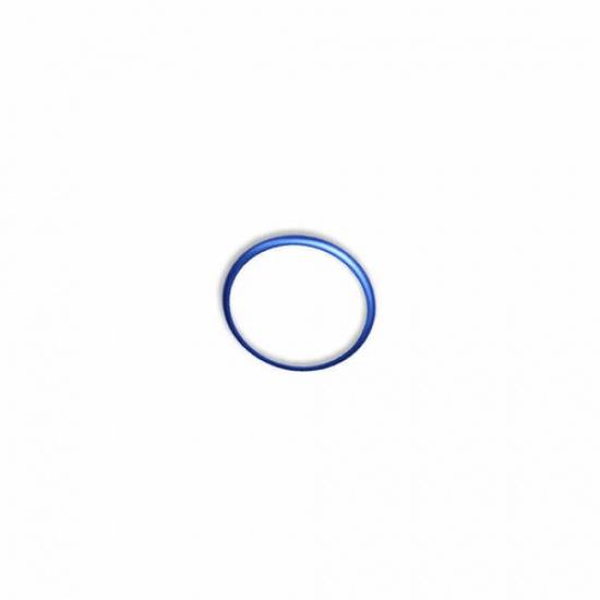 Steering Wheel Horn Ring Cover Panel Fit For BMW X5 G05 Blue Aluminum -
