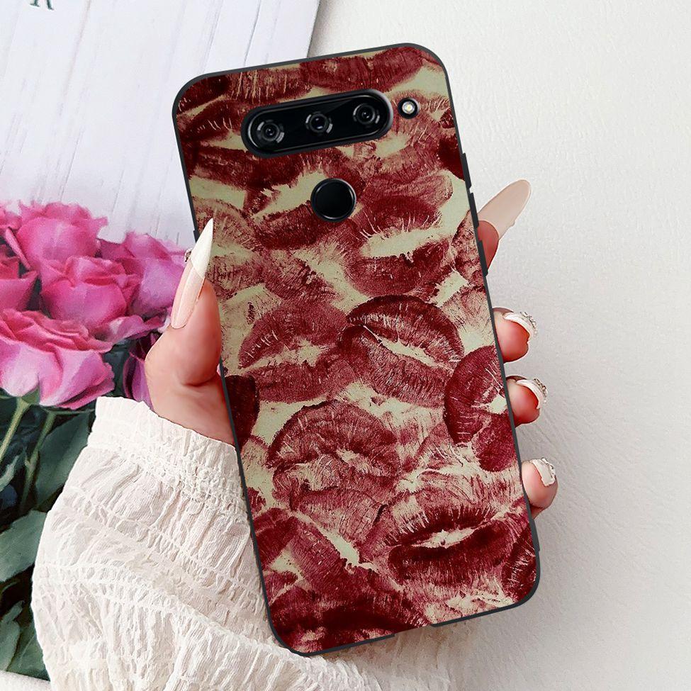 Funda For LG V40 ThinQ Case Cover Silicone Luxury Fashion Cute Cat Cool Shockproof Bumper Casing For LG V405 LM-V405 LM-V409N
