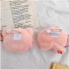 Mini Pig Head Ass Couple Pendant The Toys Plush Stuffed New Brooch PP Cotton Stuffed Valentine Gift Girl Like