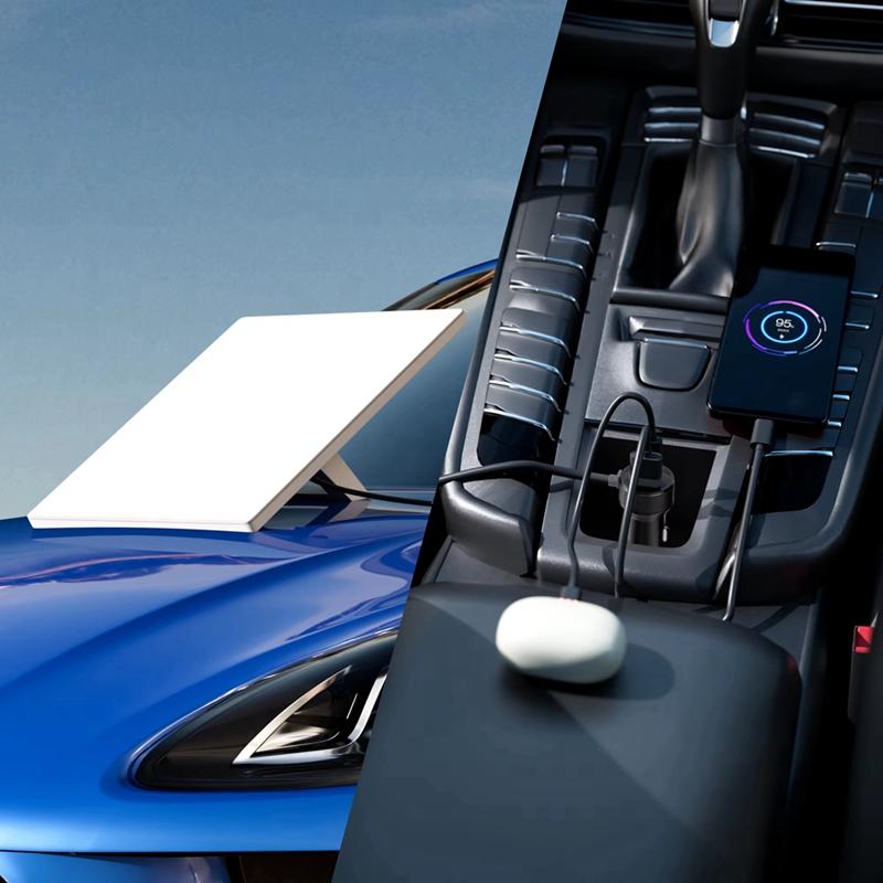 Mini Power Cable 12V-24V Socket Adapter To DC Power Cable with Type-C Port and Voltmeter 16.4Ft