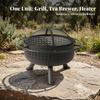 Bio-Mass Fire Bowl Grill Outdoor with Round