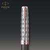 PARKER Parker Fountain Pen Sonnet Premium Metal & Gray PGT Fine 18K Gold Nib In Gift Box, Regular...