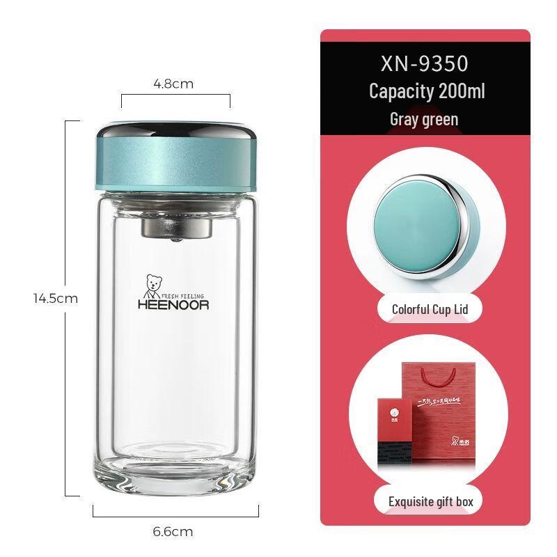 Xeno Double-Wall Glass Tea Cup