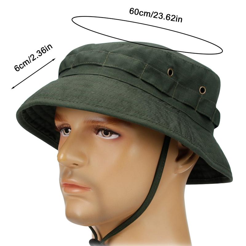 Cappello da Sole da Caccia, Cappellino Mimetico da Esterno, Cappelli a Secchiello da Pescatore per Escursionismo