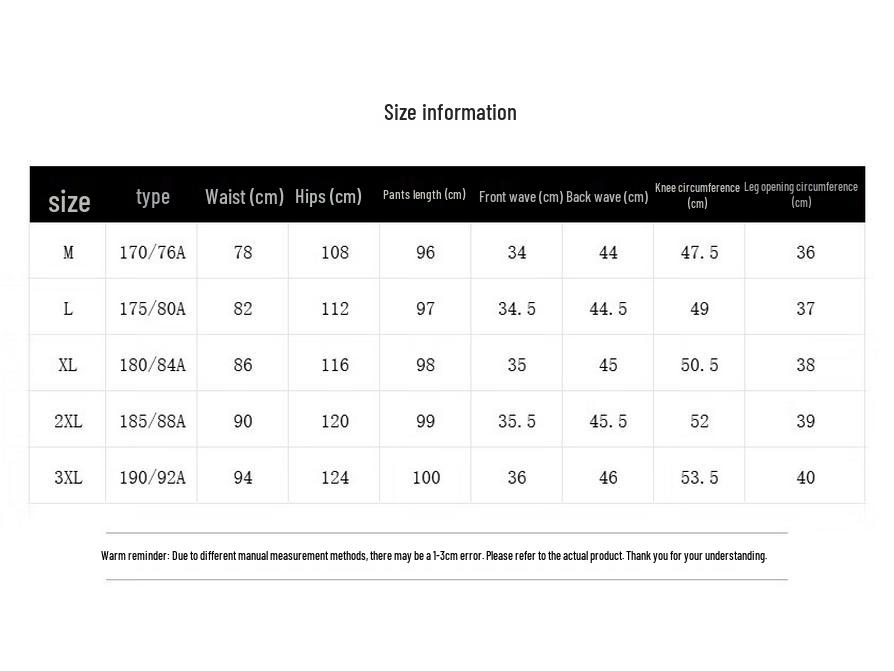 ROMON Men's Summer Casual Straight-Leg Pants with YKK Zipper