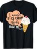 Fun Ice Cream Cone Printed Unisex T-Shirt Cool Summer Casual Short Sleeve