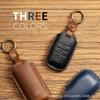 Premium Genuine Leather Key Bag Compatible with Hyundai Kia Sportage Carnival Forte – Elegant & Practical Accessory
