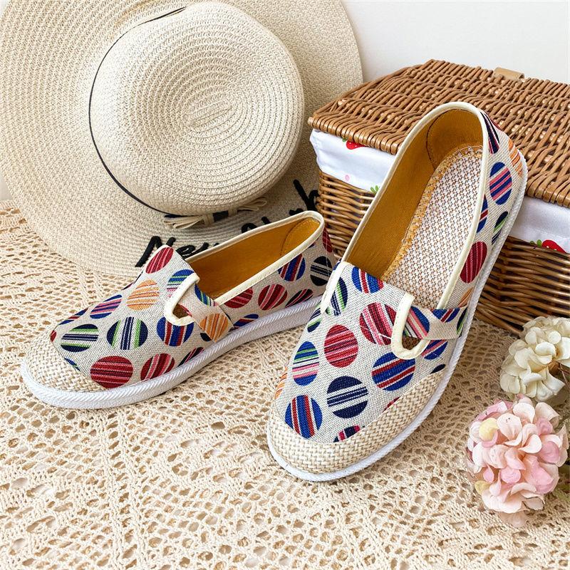 Женская обувь Старая пекинская тканевая обувь Обувь для матери Туфли на плоской подошве — фото 9