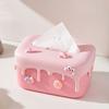 Cream Style Paper Towel Holder Plastic Napkin Storage Case Nordic Paper Towel Dispenser  Household